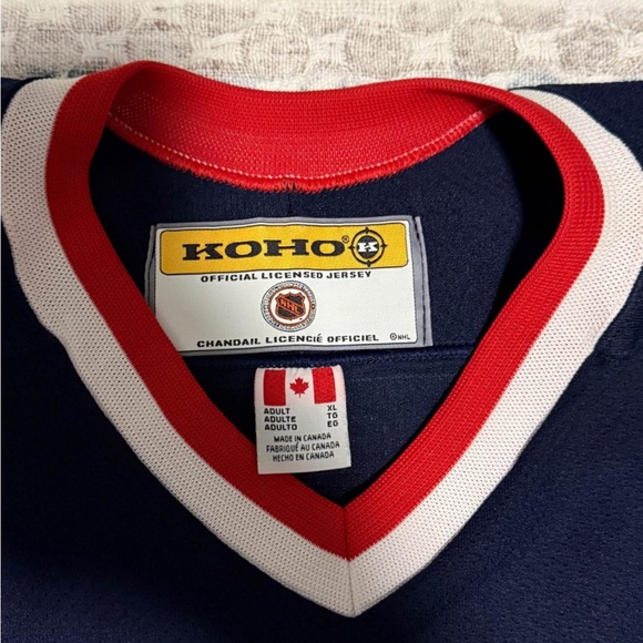 Vintage Columbus Blue Jackets Rick Nash 
KOHO Authentic NHL Jersey Sz XL NWT - Picture 3 of 3